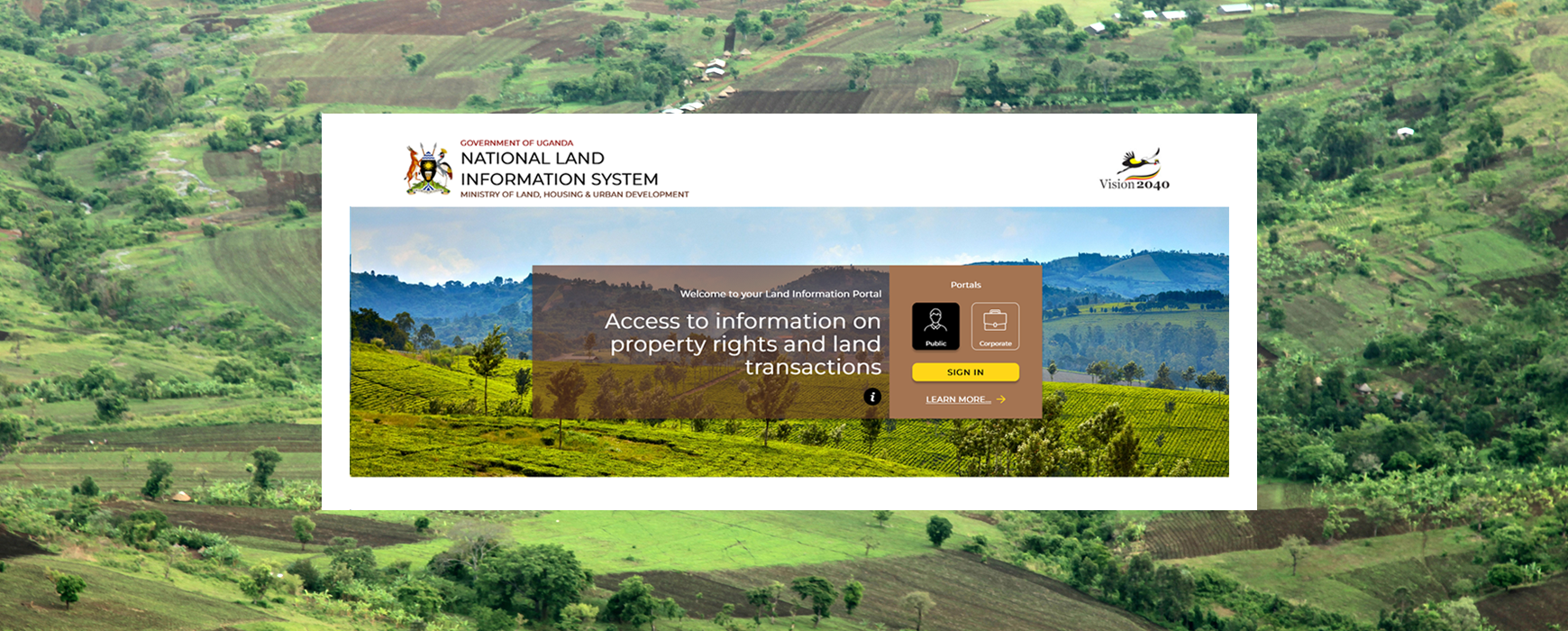 Launch of the Uganda National Land Information System Public Web Portal (UgNLIS)